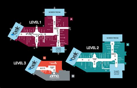 lenox mall store map.